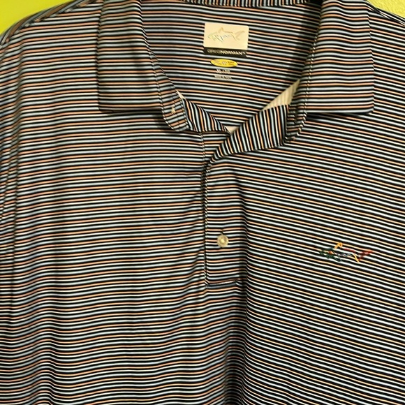 Greg Norman Men's Striped Polo Golf Shirt Size XL - Picture 2 of 7